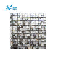 Black Lip Mother Of Pearl Tiles HY1014-20 20X20X2MM