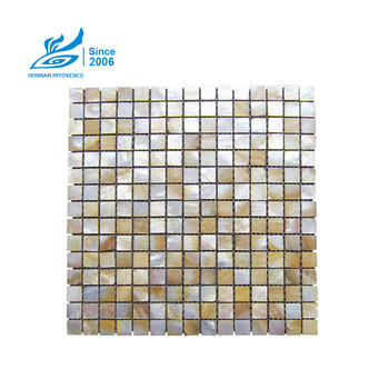 Yellow Lip Shell Mosaic Tiles HY1012 15X15X2MM