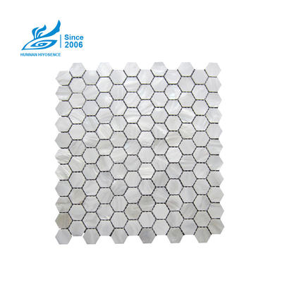 Hexagon Mother Of Pearl Tiles 25HEX001S D=25X2MM